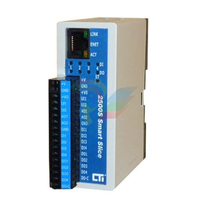 CTI  2500S-23-1750 Slice I/O, Ethernet, RS232/485. 900MHz, 4DI / 4DO / 2UAI / 2AO