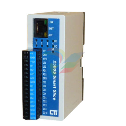 CTI 2500S-26-1550 Slice I/O, RS232/485. 8DIO / 2UAI