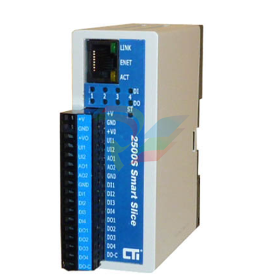 CTI  2500S-26-1750 Slice I/O, Ethernet, RS232/485. 900MHz, 8DIO / 2UAI