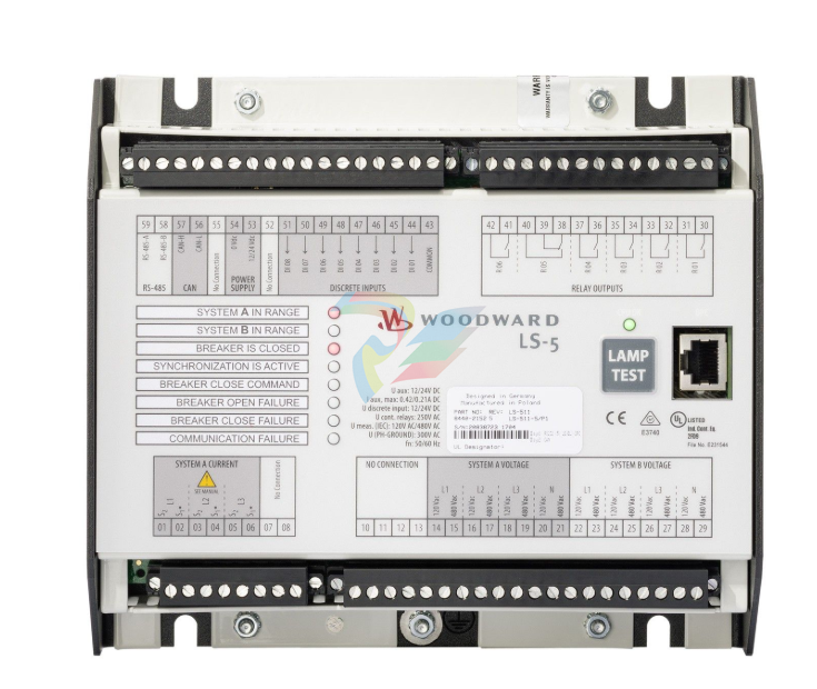 Woodward: CONTROL-LS-511-5/P1 8440-2152  Circuit Breaker Control & Protection