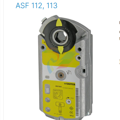 SAUTER  ASF123   Damper actuator with spring return