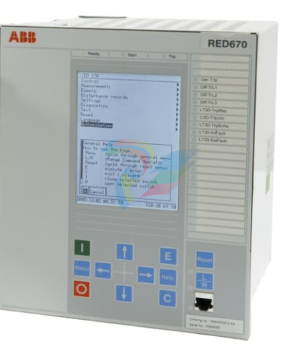 ABB RED670 1MRK004810-AC Transmission line differential protection