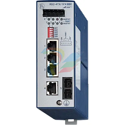 HIRSCHMANN RS2-4TX/1FX EEC  Industrial Ethernet Rail Switch 2