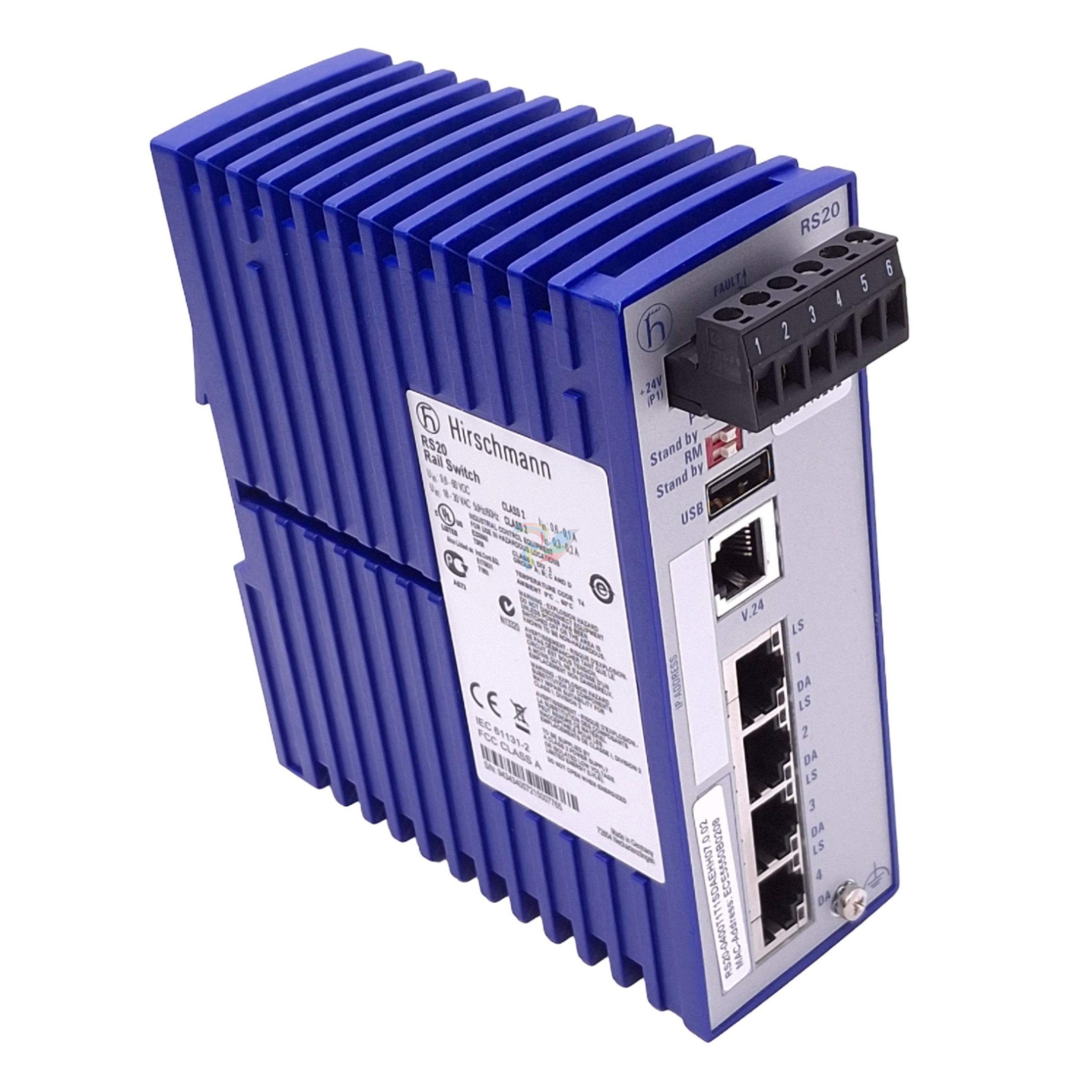 HIRSCHMANN RS20-0400M2T1SDAPHC08.0.01 Managed Switch