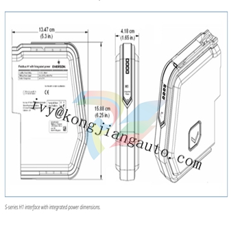 EMERSON S-series H1 I/O Card with  Integrated Power