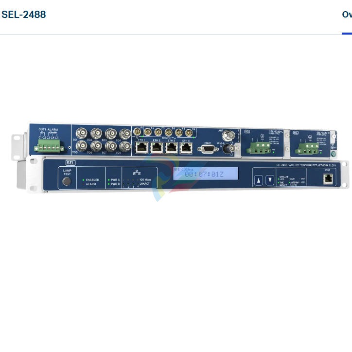 SEL SEL-2488  Satellite-Synchronized Network Clock