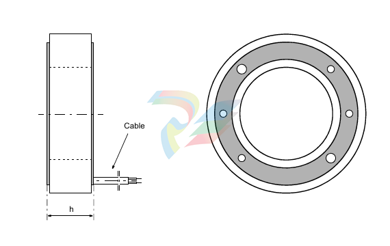 ABB  PFVL141V-1.25MN  high-performance, rectangular roll force load cell