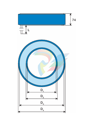 ABB PFVL142R-16MN Heavy-duty circular load cell