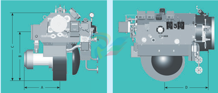 SAACKE  Monoblock Rotary Cup Burner SKVJ-M