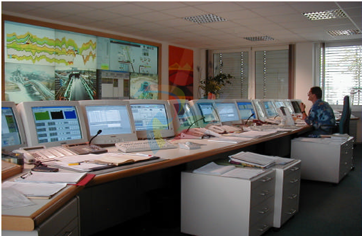 Central Control Station at Jaenschwalde mineLausitzer Braunkohle AG, Germany 2000