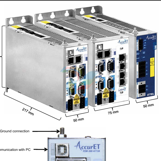 ETEL AccurET MODULAR 300  EA-P2M-300-xxxxxA controller